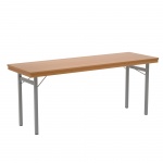 Klapptisch, 180x60 cm (B/T), 72 cm hoch, 4-Fuß, 